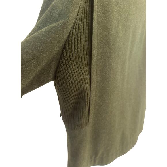 Weyrer Austria 'Ravit Modell' Wool Military Leather Patches Coat Jacket Green L - Picture 9 of 16